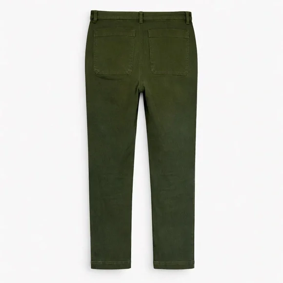 Everlane Straight Leg Jeans in a great neutral Green Women’s Size 8 - Picture 3 of 8